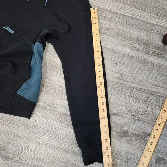 Volcom Forzee Hoodie Mens Med Black Pullover Slim Fit  school outdoor - Picture 9 of 12